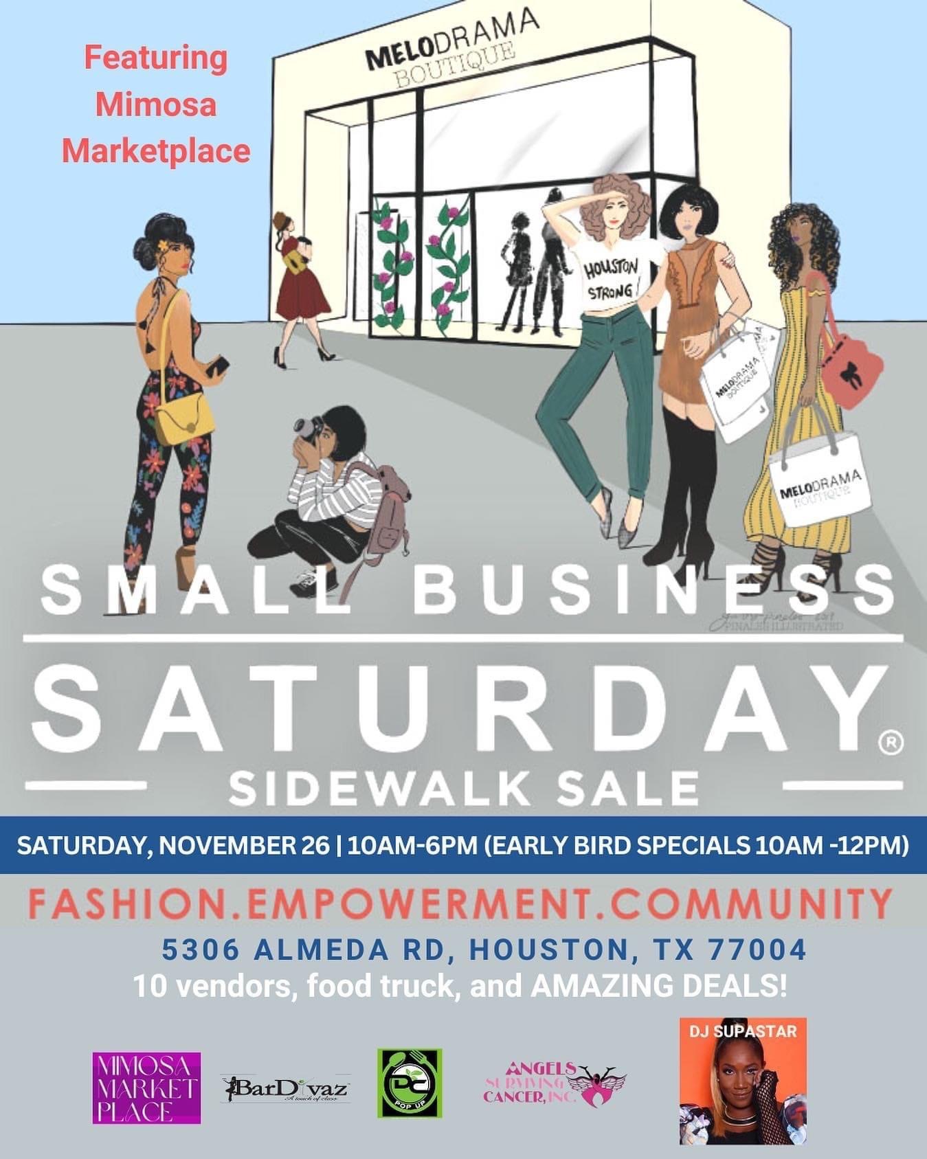 Small Business Saturday Sidewalk Sale 2022